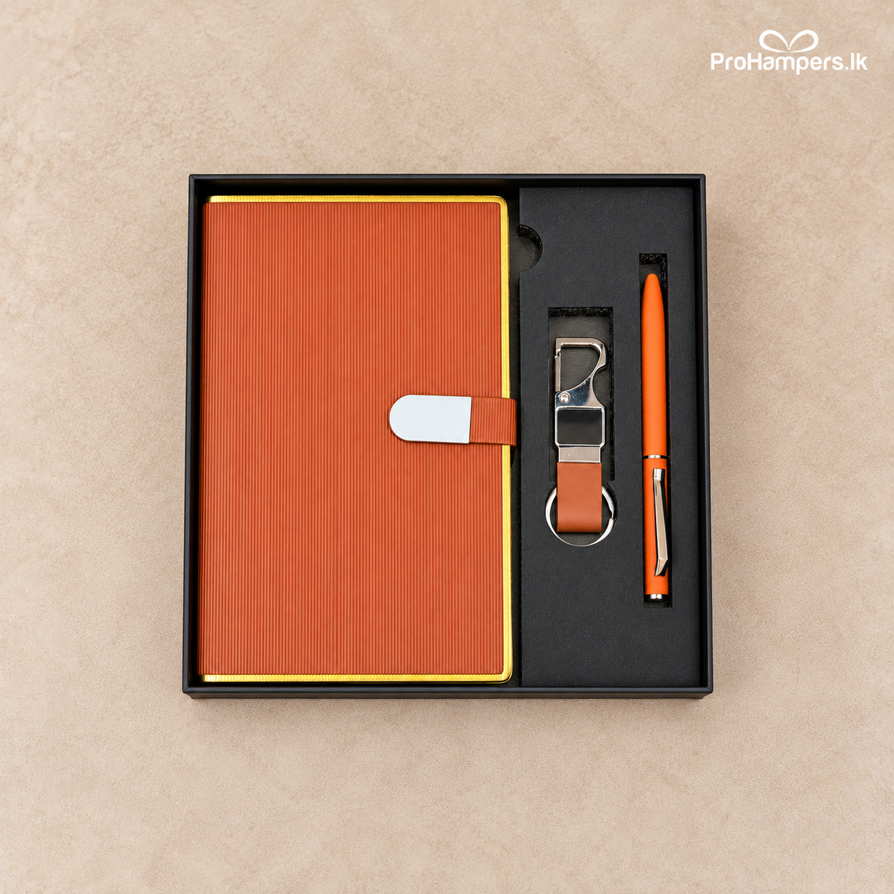 3-Piece Notebook, Keyring & Pen Gift Set